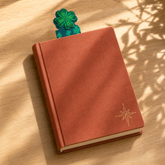 Lucky Clover Quilling Magnetic Bookmark