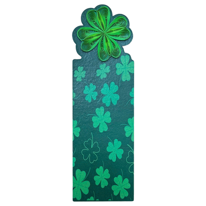 Lucky Clover Quilling Magnetic Bookmark