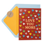 Love You More Luxury Handmade Quilling Love Card