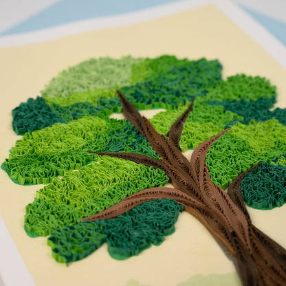 Everlasting Roots Luxury Handmade Quilling Sympathy Card