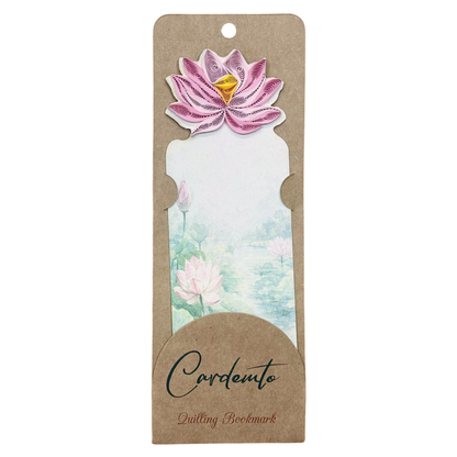 Lotus Serenity Quilling Bookmark